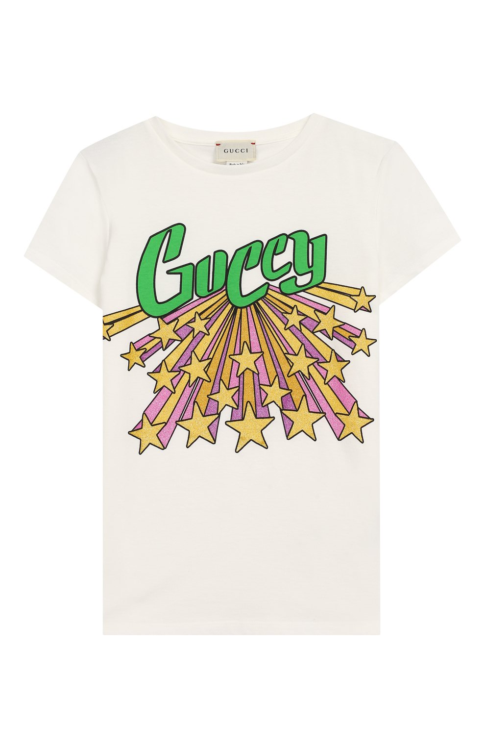 Хлопковая футболка GUCCI, арт. 546650/XJFA3, фото 1