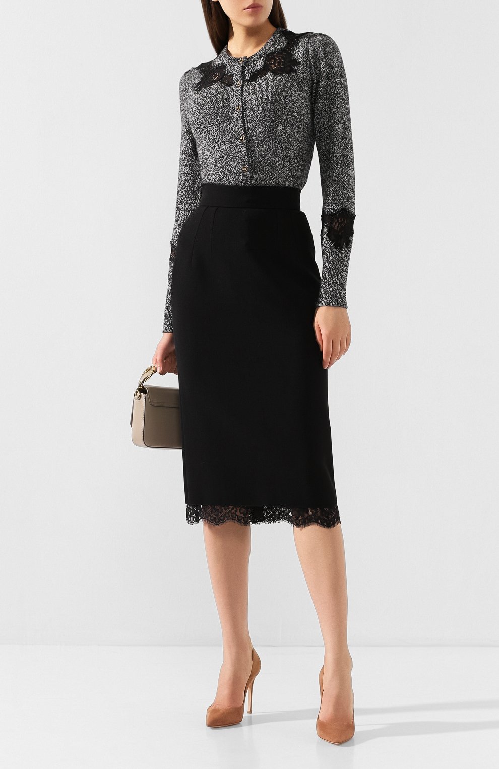 Кардиган из смеси кашемира и хлопка DOLCE & GABBANA, арт. FX534T/JAWQ0, фото 2