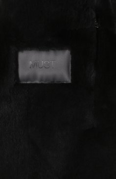 Мужской кожаный бомбер с меховой подкладкой MVST черного цвета, арт. SWEAT913/274-00/60 | Фото 7 (Рукава: Длинные; Материал внешний: Натуральная кожа, Синтетический материал; Материал утеплителя: Натуральный мех; Длина (верхняя одежда): Короткие; Стили: Кэжуэл; Кросс-КТ: бомбер, Утепленные; Принт: Без принта; Мужское Кросс-КТ: Кожа и замша; Автоматизация состава: Проставлено; Детали: Без декора; Автоматизация ТО: Проставлено)