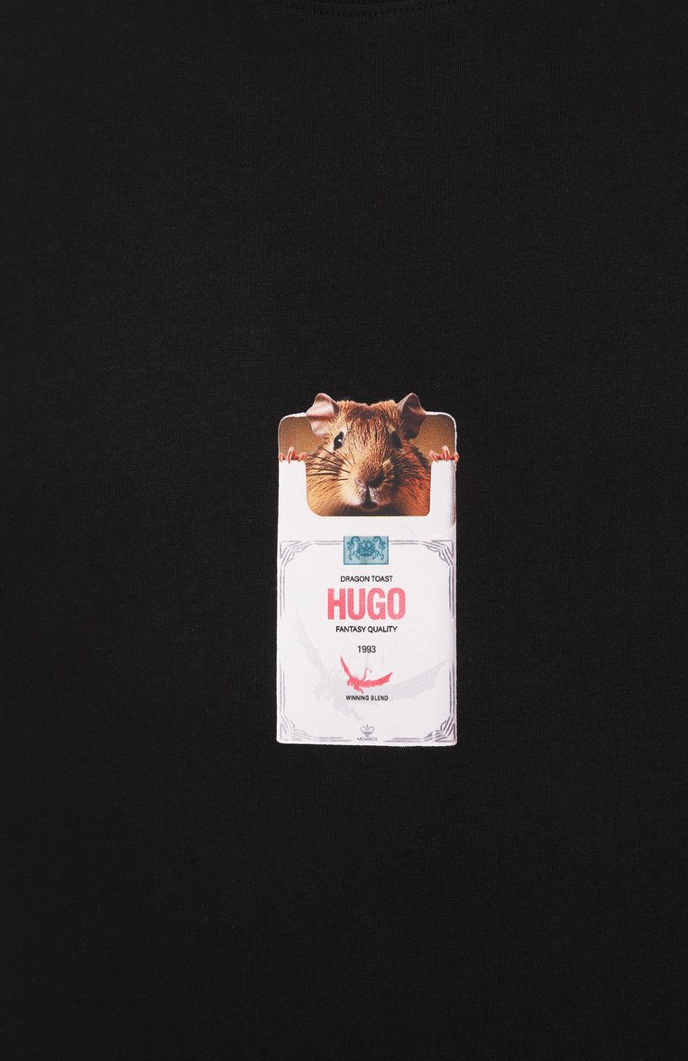 Хлопковая футболка HUGO, арт. 50530683, фото 1