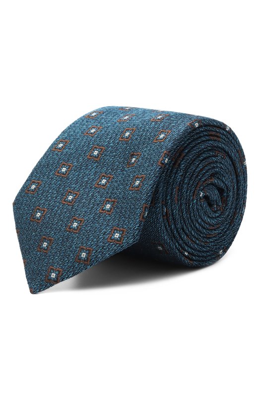 Шелковый галстук Canali 18/HJ04340 Зелёный 18/HJ04340