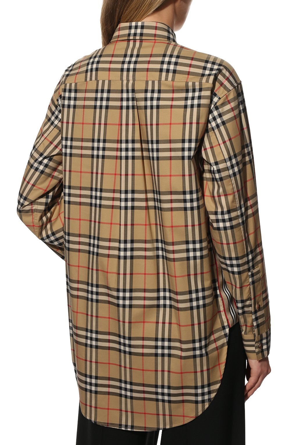 Хлопковая рубашка BURBERRY, арт. 8022285, фото 4