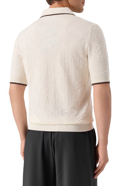 Шелковое поло DOLCE & GABBANA, арт. GXZ78T/JBSM2, фото 4