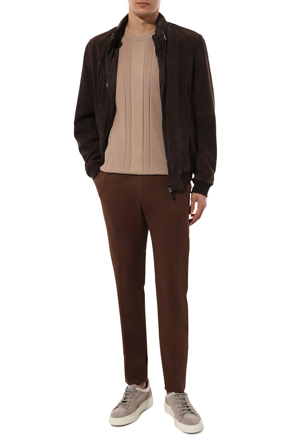 Хлопковые брюки ZEGNA, арт. UDI17A7/TR00, фото 2