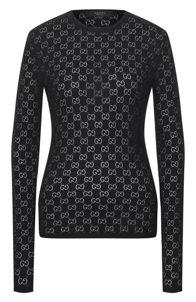 Женский хлопковый пуловер GUCCI, арт. 872756/XKFMQ