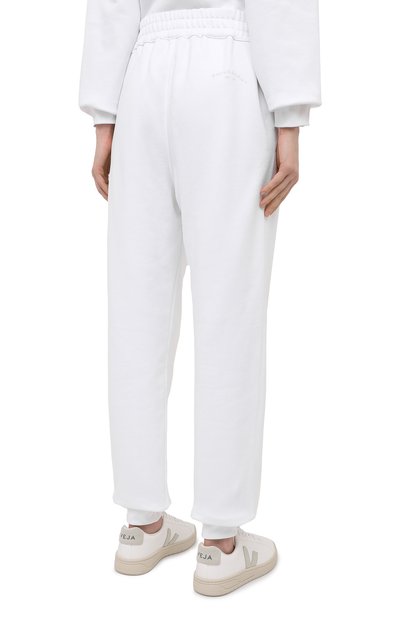 Хлопковые джоггеры PHILOSOPHY DI LORENZO SERAFINI белого цвета по цене 28450 руб., арт. A0327/747, фото 4 Хлопковые джоггеры PHILOSOPHY DI LORENZO SERAFINI, арт. A0327/747, фото 4