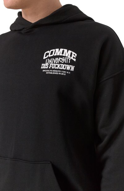 Хлопковое худи COMME DES FUCKDOWN, арт. CFABM01620, фото 5
