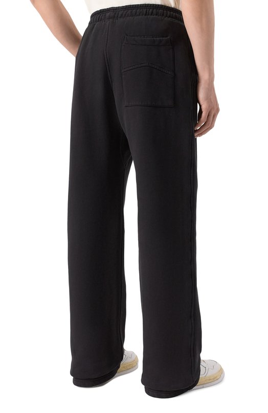 Хлопковые брюки Rhude RHPS26PA01012 Чёрный  RHPS26PA01012 Фото 4