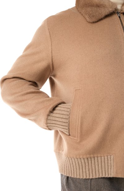 Кашемировый бомбер с отделкой из норки MVST, арт. FTECK-ES4255-2V BS/LC1640, фото 5