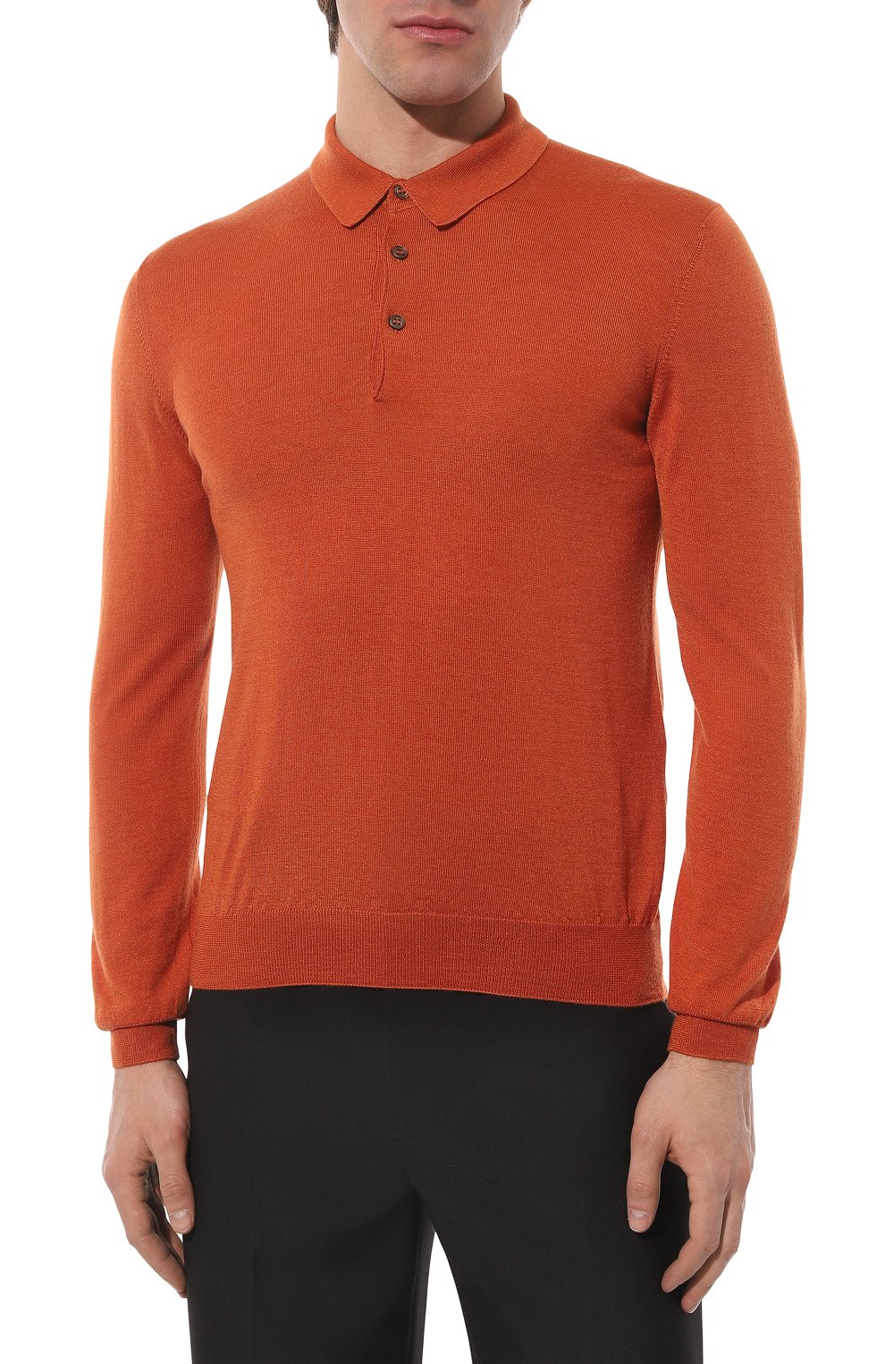 Поло из шерсти и шелка GRAN SASSO, арт. 57132/13190, фото 3