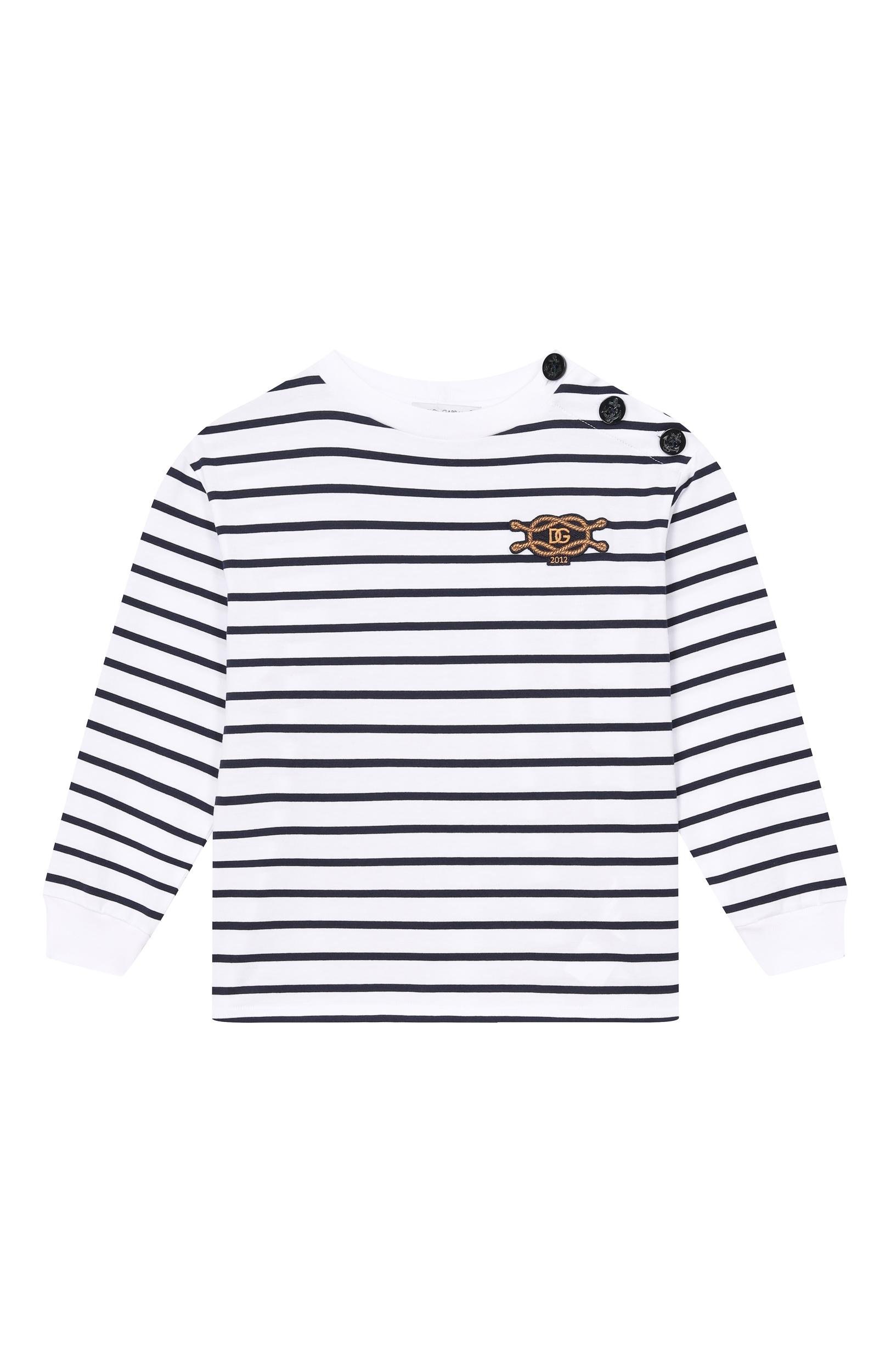 Хлопковый лонгслив DOLCE & GABBANA, арт. L4JTKT/FB7DF, фото 1