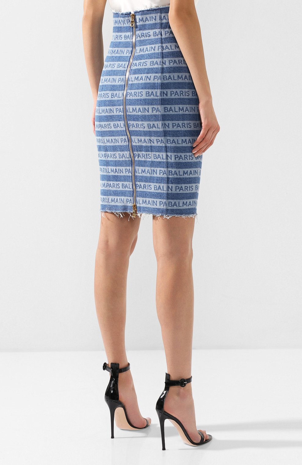 Юбка с логотипом бренда BALMAIN, арт. RF14268/D036, фото 4