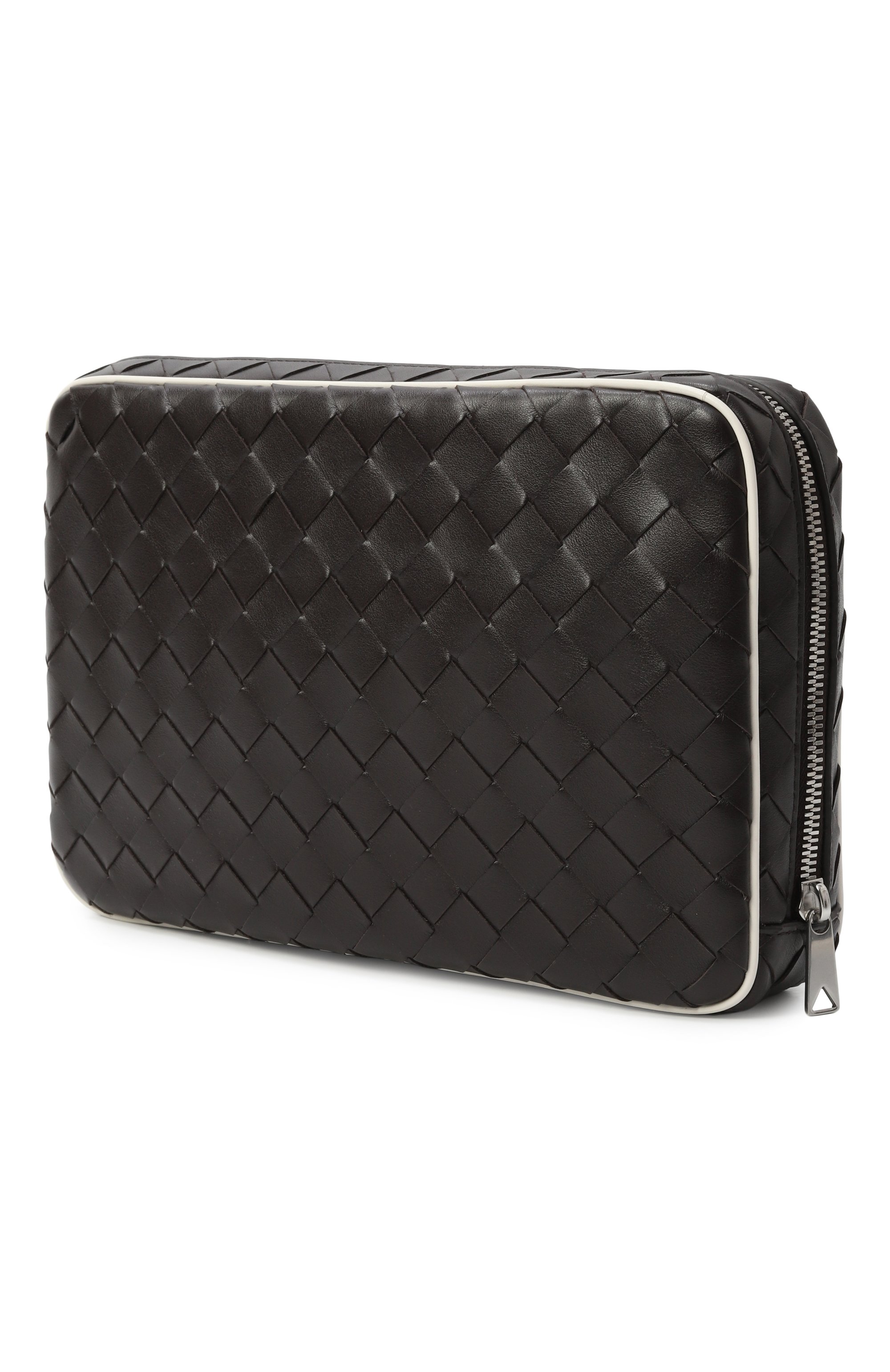 Несессер BOTTEGA VENETA темно-коричневого цвета по цене 185000 руб., арт. 765804/V5UC0, фото 2 Несессер BOTTEGA VENETA, арт. 765804/V5UC0, фото 2