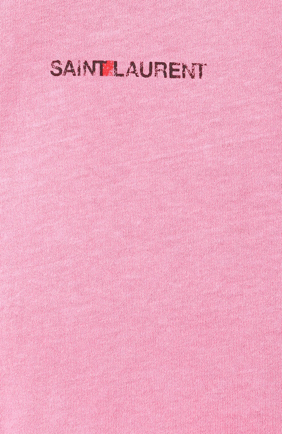 Хлопковая футболка SAINT LAURENT, арт. 557554/YBDV2, фото 5
