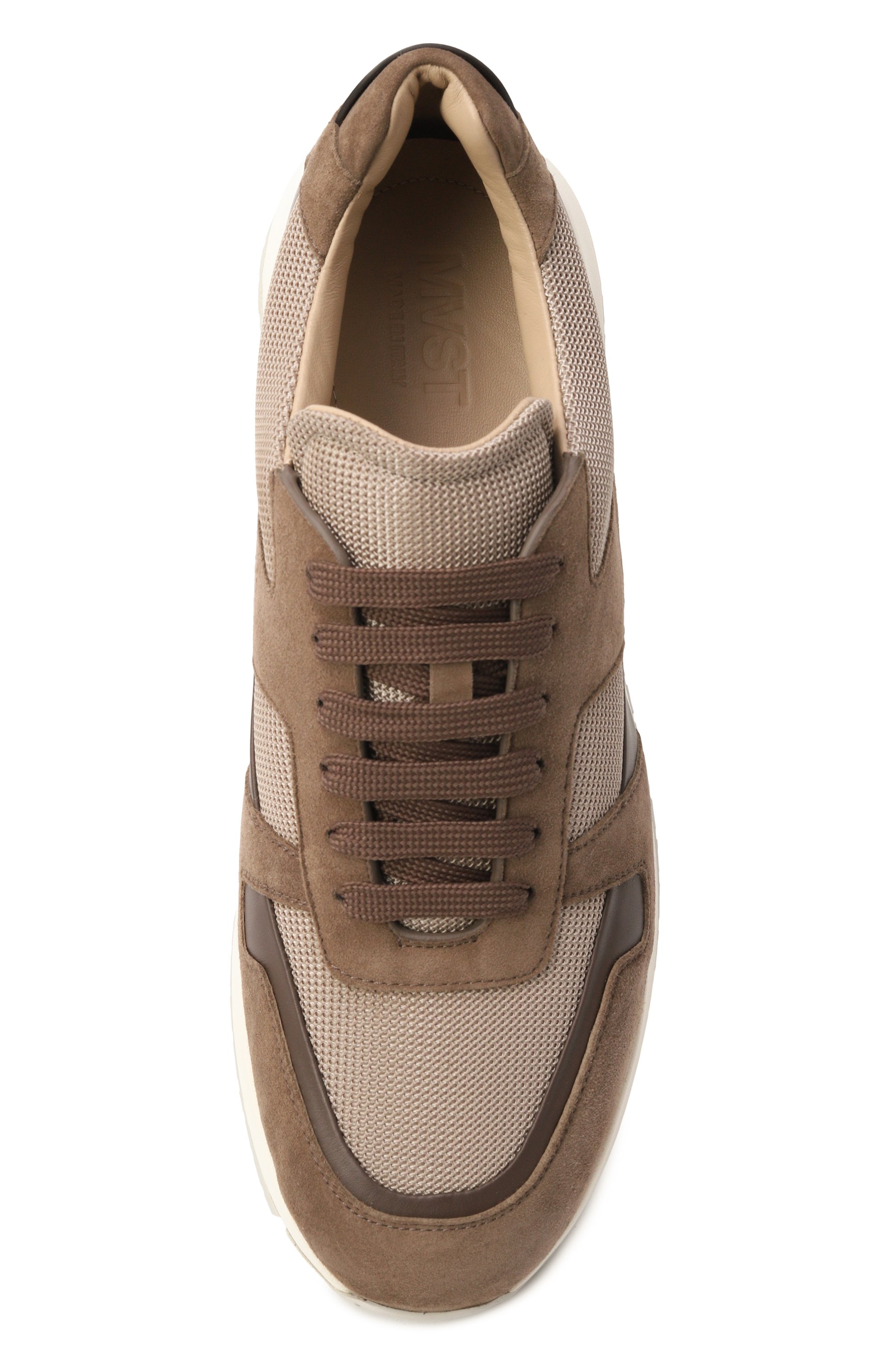 Комбинированные кроссовки MVST, арт. SNEAKER 7/CALFSKIN+SUEDE+NYL0N, фото 5