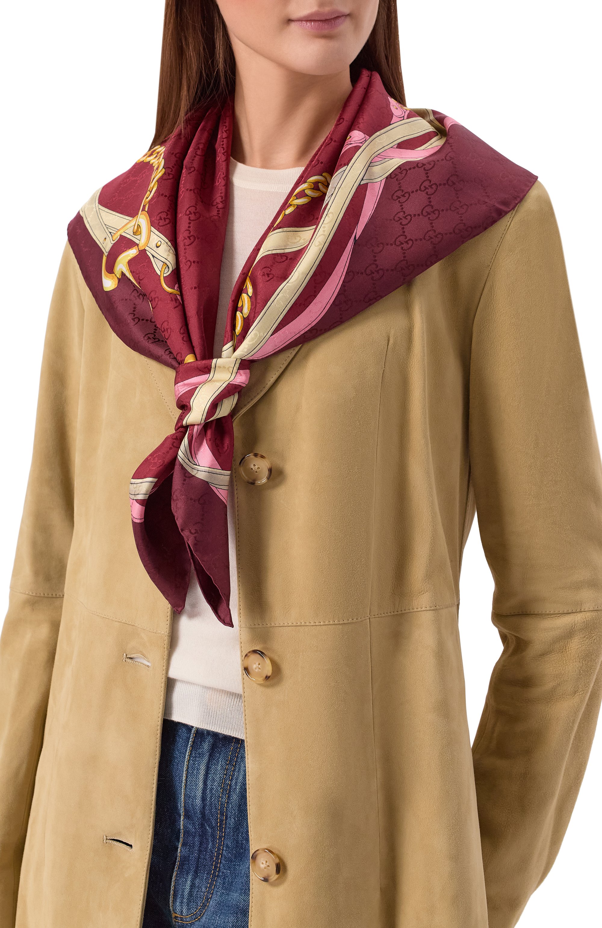 Шелковый платок GUCCI, арт. 830246/3G009, фото 2