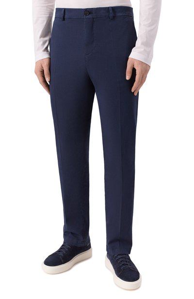 Брюки из хлопка и лиоцелла PAUL&SHARK, арт. 99314016, фото 3