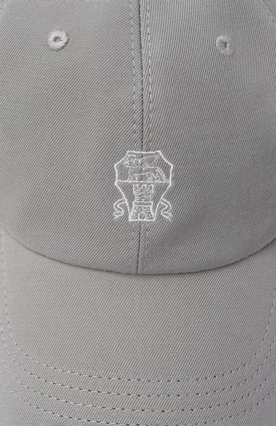 Хлопковая бейсболка BRUNELLO CUCINELLI, арт. B252DW322A, фото 3