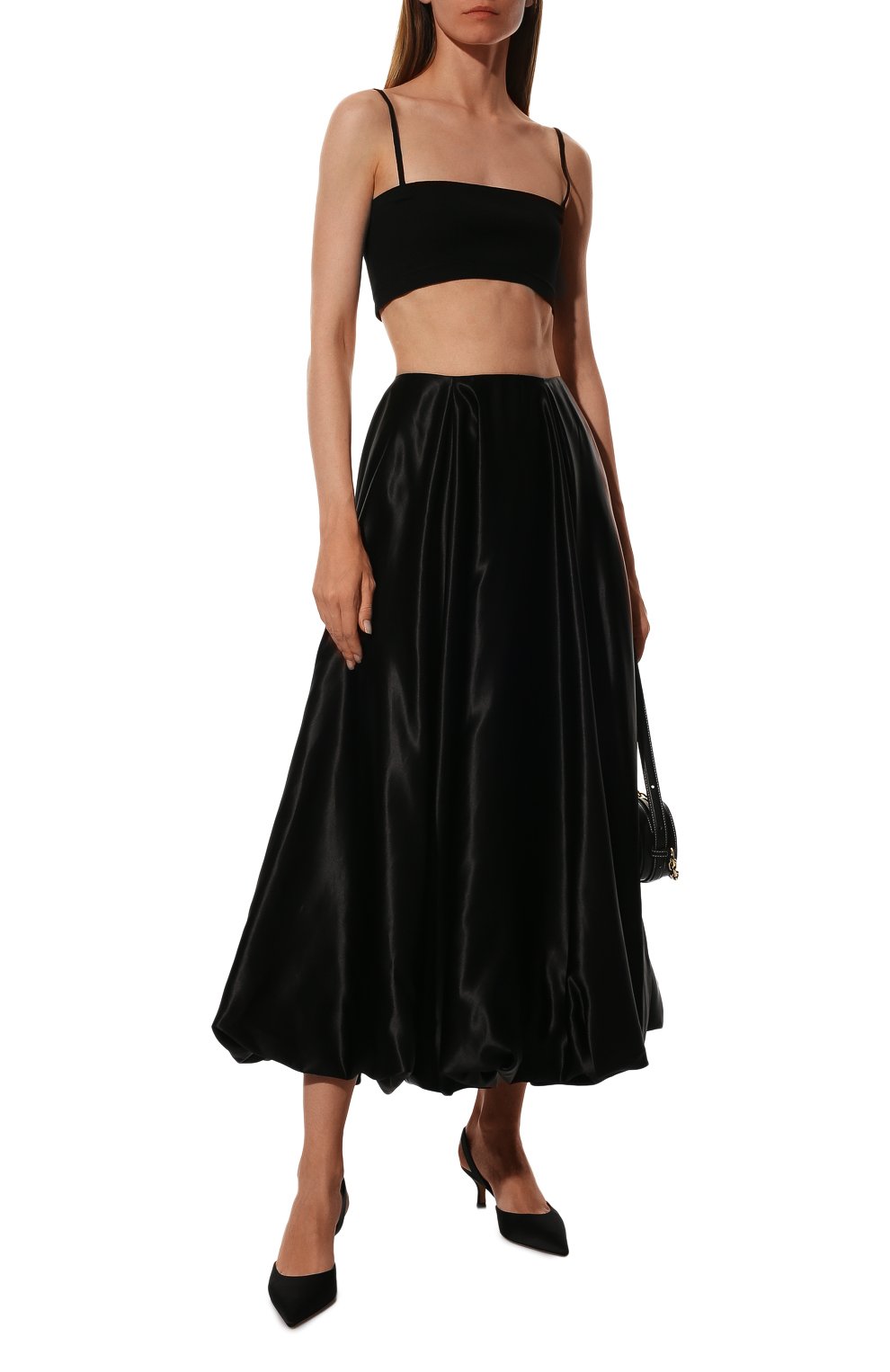 Юбка из вискозы и шелка PERVERT черного цвета по цене 60000 руб., арт. PE22/SK202/60-04, фото 2 Юбка из вискозы и шелка PERVERT, арт. PE22/SK202/60-04, фото 2