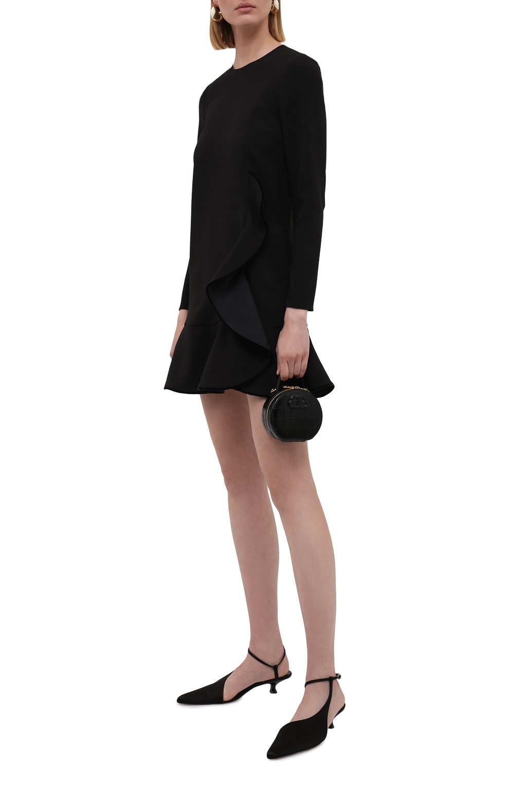 Платье REDVALENTINO черного цвета по цене 59950 руб., арт. WR3VAAL0/5LB, фото 2 Платье REDVALENTINO, арт. WR3VAAL0/5LB, фото 2