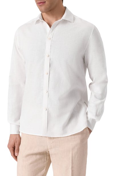 Рубашка изо льна и хлопка ZIMMERLI, арт. 23202, фото 3