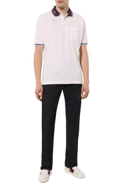 Хлопковое поло GUCCI, арт. 658067 XJDI2, фото 2