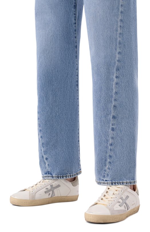 Комбинированные кеды Steven-D Premiata STEVEND/VAR 8127 Кремовый  STEVEND/VAR 8127 Фото 2