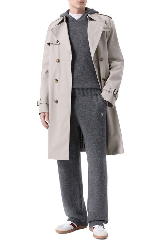 Брюки из кашемира и шерсти Sporty and Rich PA05962302GY04 Серый  PA05962302GY04 Фото 2