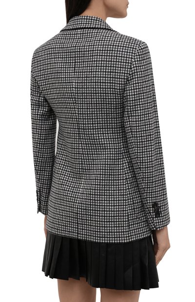 Шерстяной жакет EMPORIO ARMANI черно-белого цвета по цене 104500 руб., арт. BNG29T/B2121, фото 4 Шерстяной жакет EMPORIO ARMANI, арт. BNG29T/B2121, фото 4