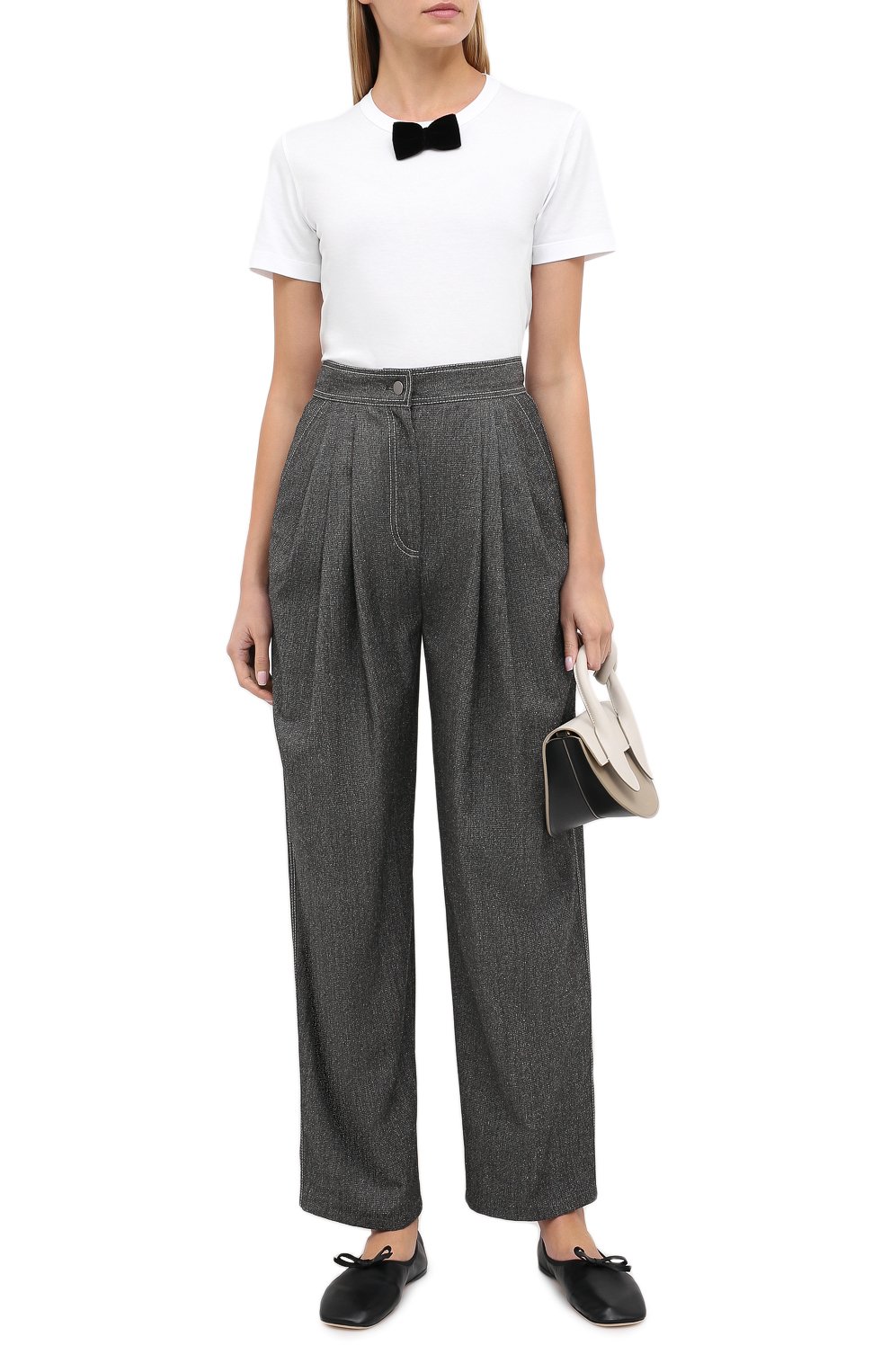 Хлопковая футболка VIKA GAZINSKAYA, арт. FW20-1281, фото 2