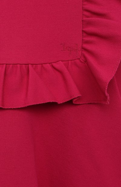 Платье из вискозы IL GUFO фуксия цвета по цене 16150 руб., арт. A21VL454M0041/5A-8A, фото 3 Платье из вискозы IL GUFO, арт. A21VL454M0041/5A-8A, фото 3