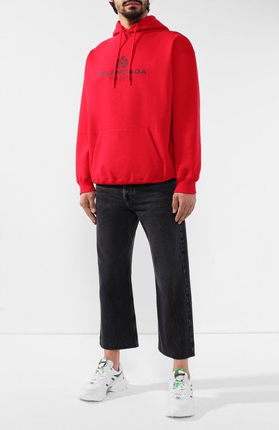 Хлопковое худи BALENCIAGA, арт. 570811/TGV70, фото 2