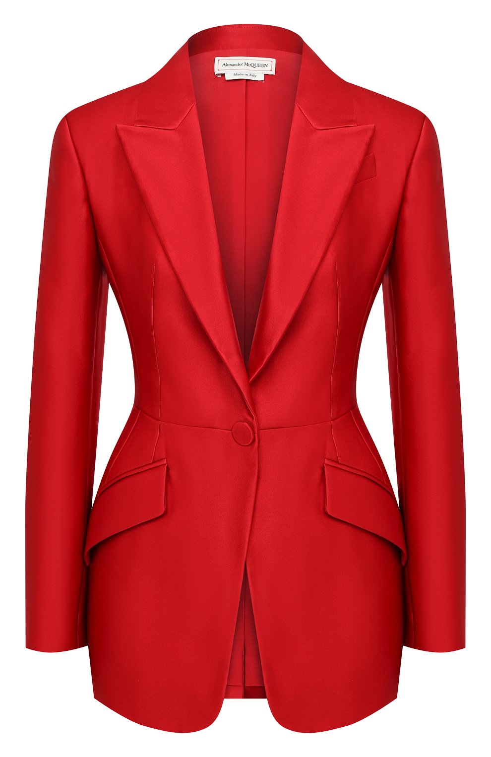 Шелковый жакет ALEXANDER MCQUEEN, арт. 636289/QBAAW, фото 1