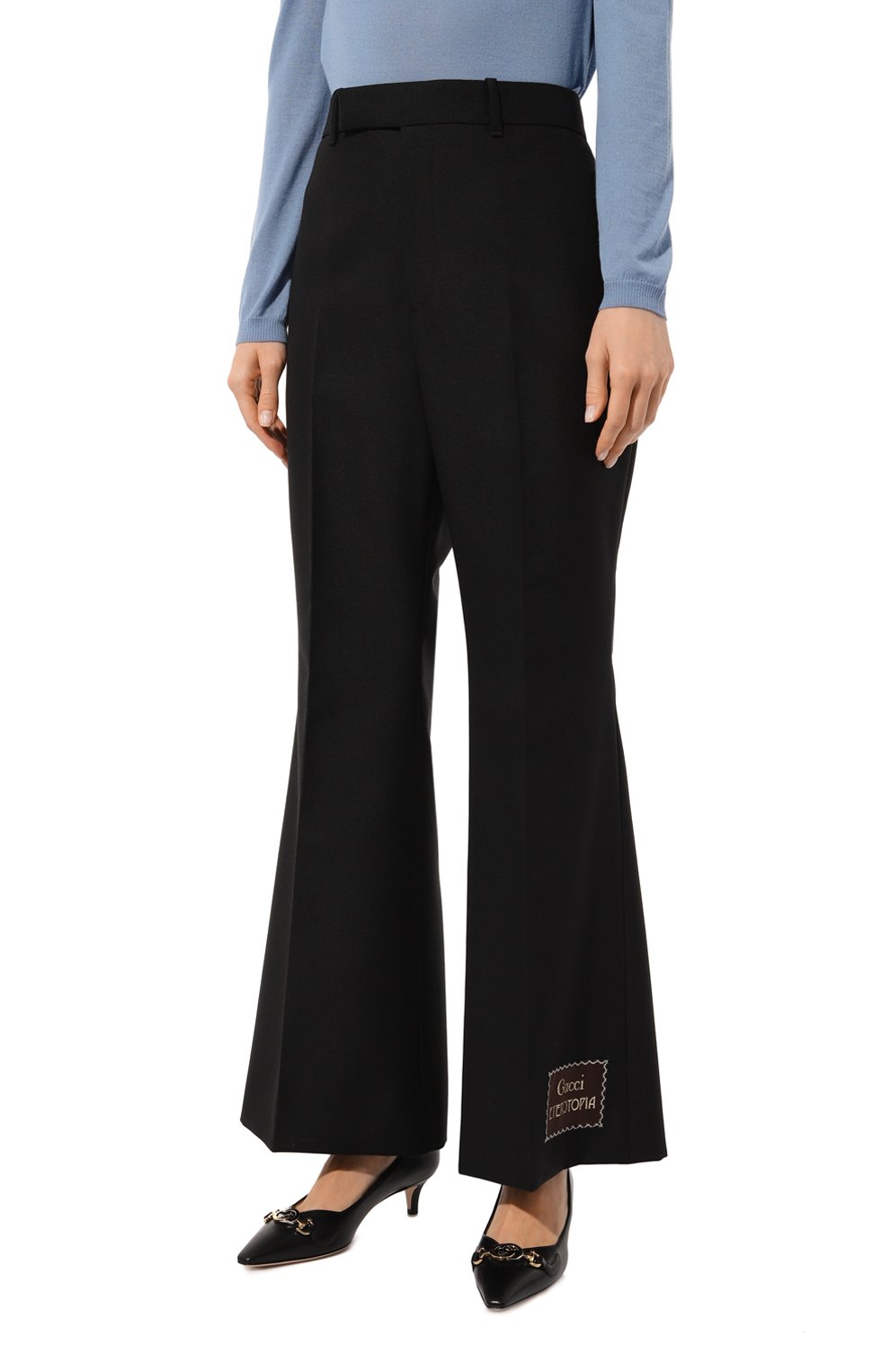 Шерстяные брюки GUCCI, арт. 621941 Z6724, фото 3