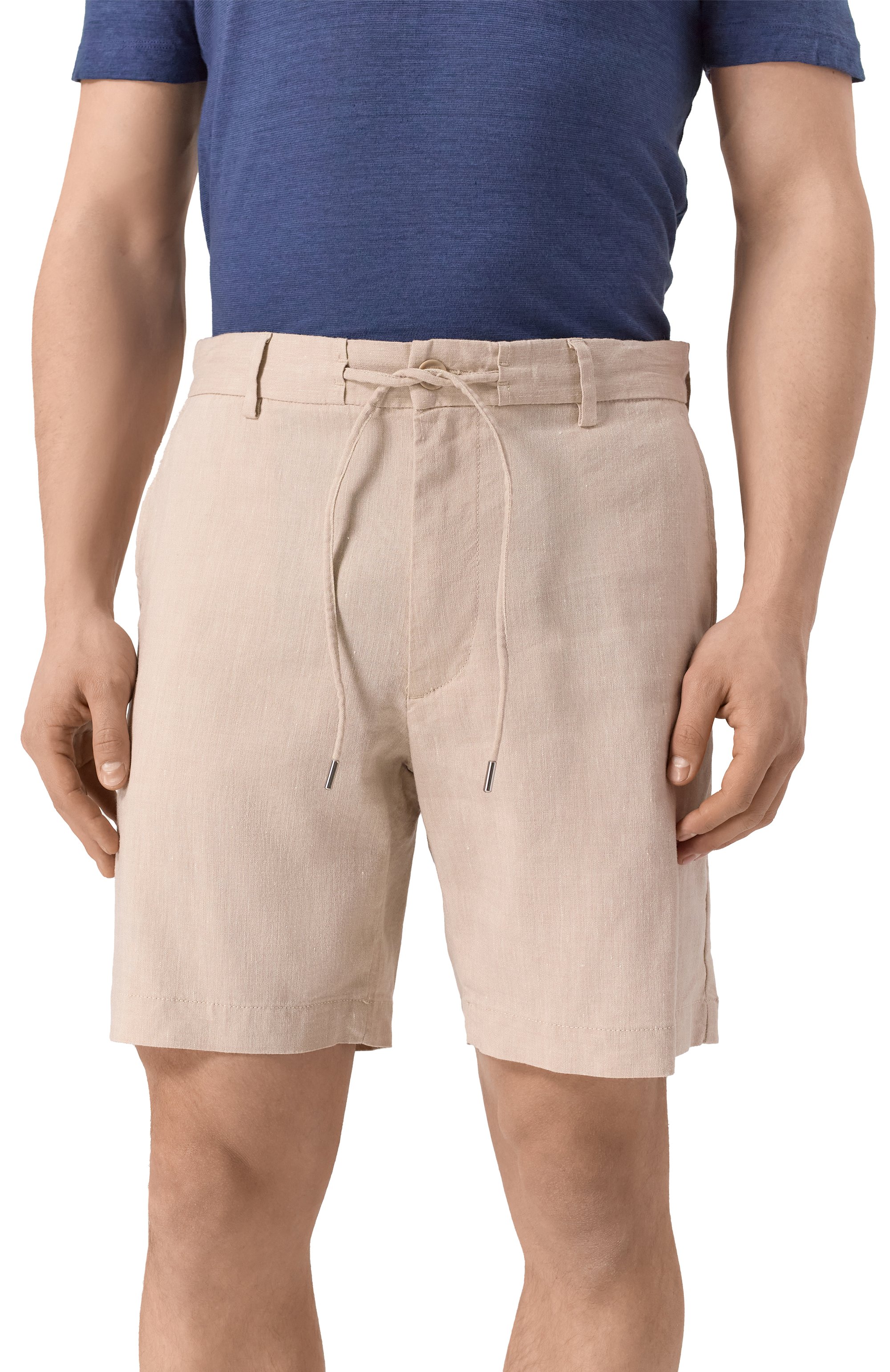 Шорты изо льна и вискозы BOSS, арт. 50538016, фото 3