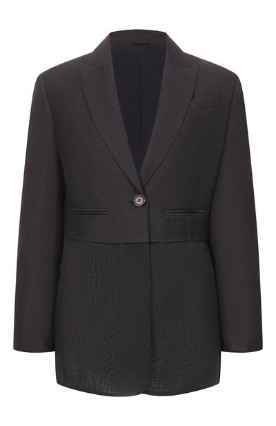 Жакет из вискозы BRUNELLO CUCINELLI, арт. MH1267181, фото 1