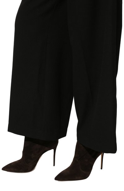 Замшевые ботильоны CASADEI темно-коричневого цвета по цене 99500 руб., арт. 1R353Z1001N0MAD2413, фото 3 Замшевые ботильоны CASADEI, арт. 1R353Z1001N0MAD2413, фото 3