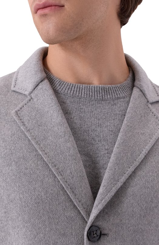 Кашемировое пальто Kiton UW2180V0409H08 Серый  UW2180V0409H08 Фото 5