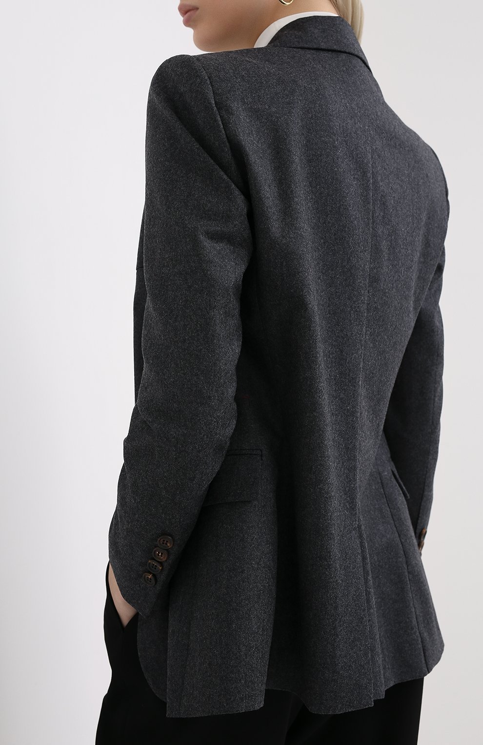 Шерстяной жакет BRUNELLO CUCINELLI, арт. ME2268999, фото 4