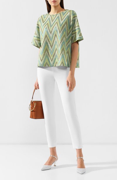 Топ из смеси вискозы и хлопка M MISSONI, арт. 2DL00007/2J000B, фото 2