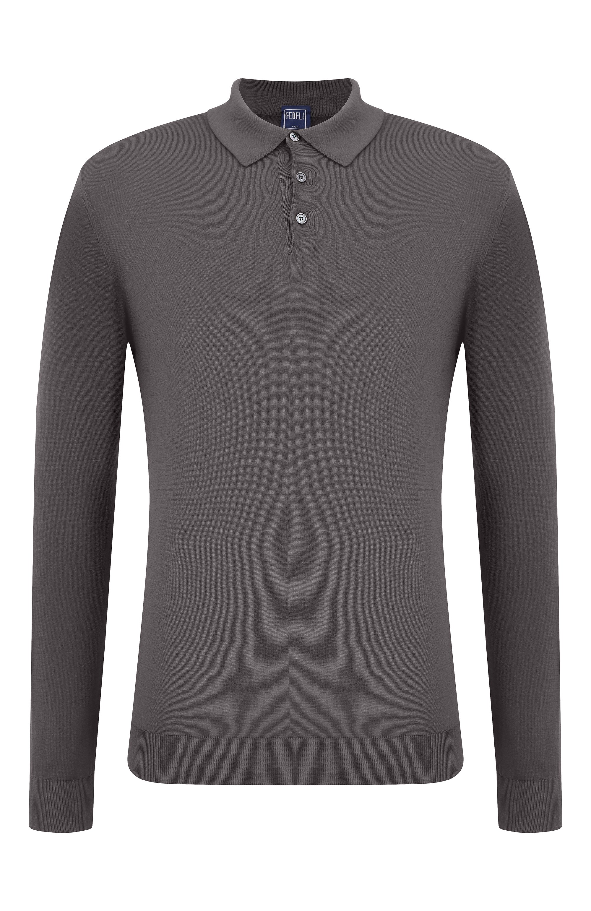 Хлопковое поло FEDELI, арт. MU0D5911/GIZA LIGHT DUSTY, фото 1