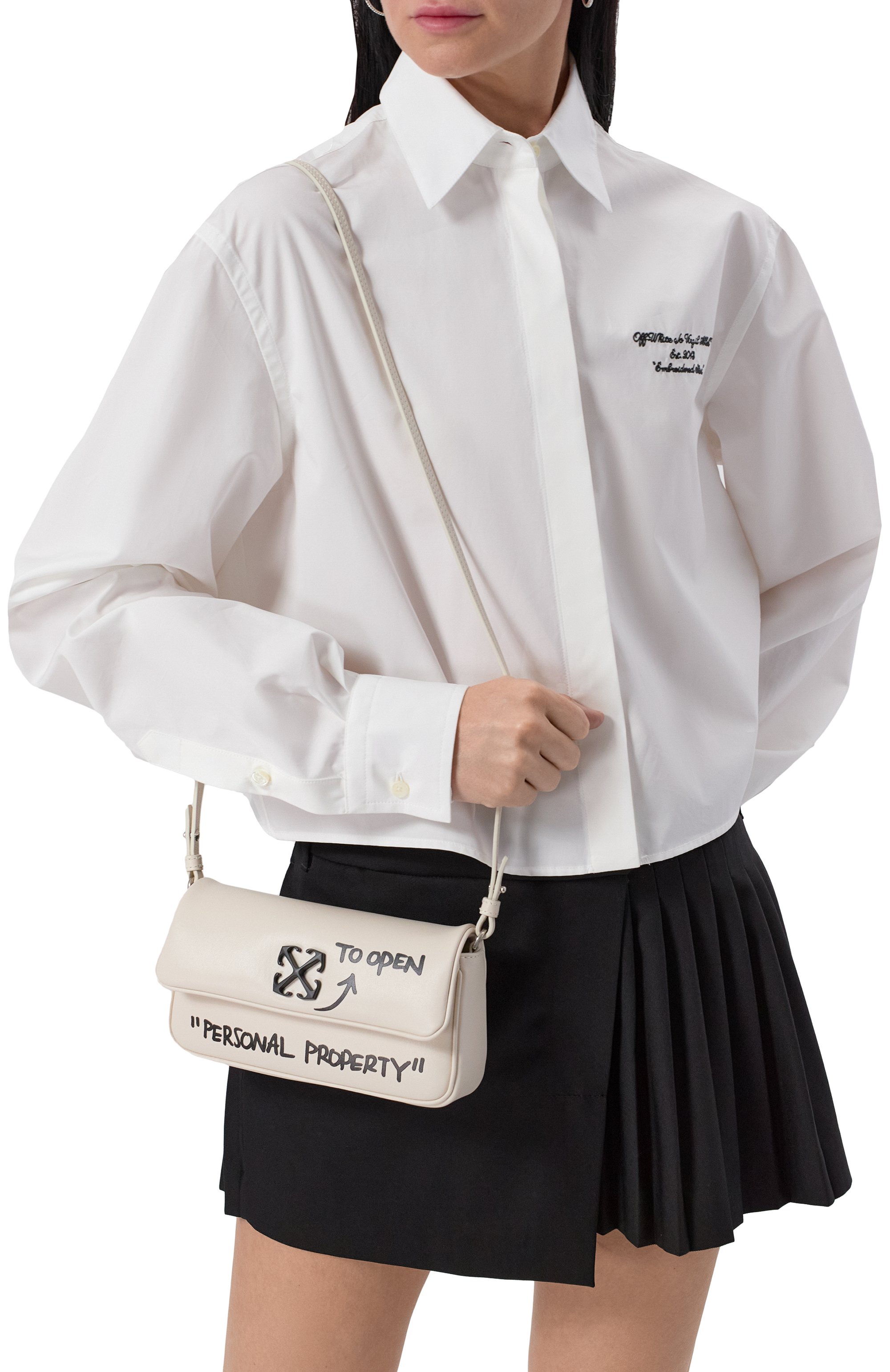 Сумка jitney 0.7 OFF-WHITE, арт. 0WNN18BC99LEA001, фото 2