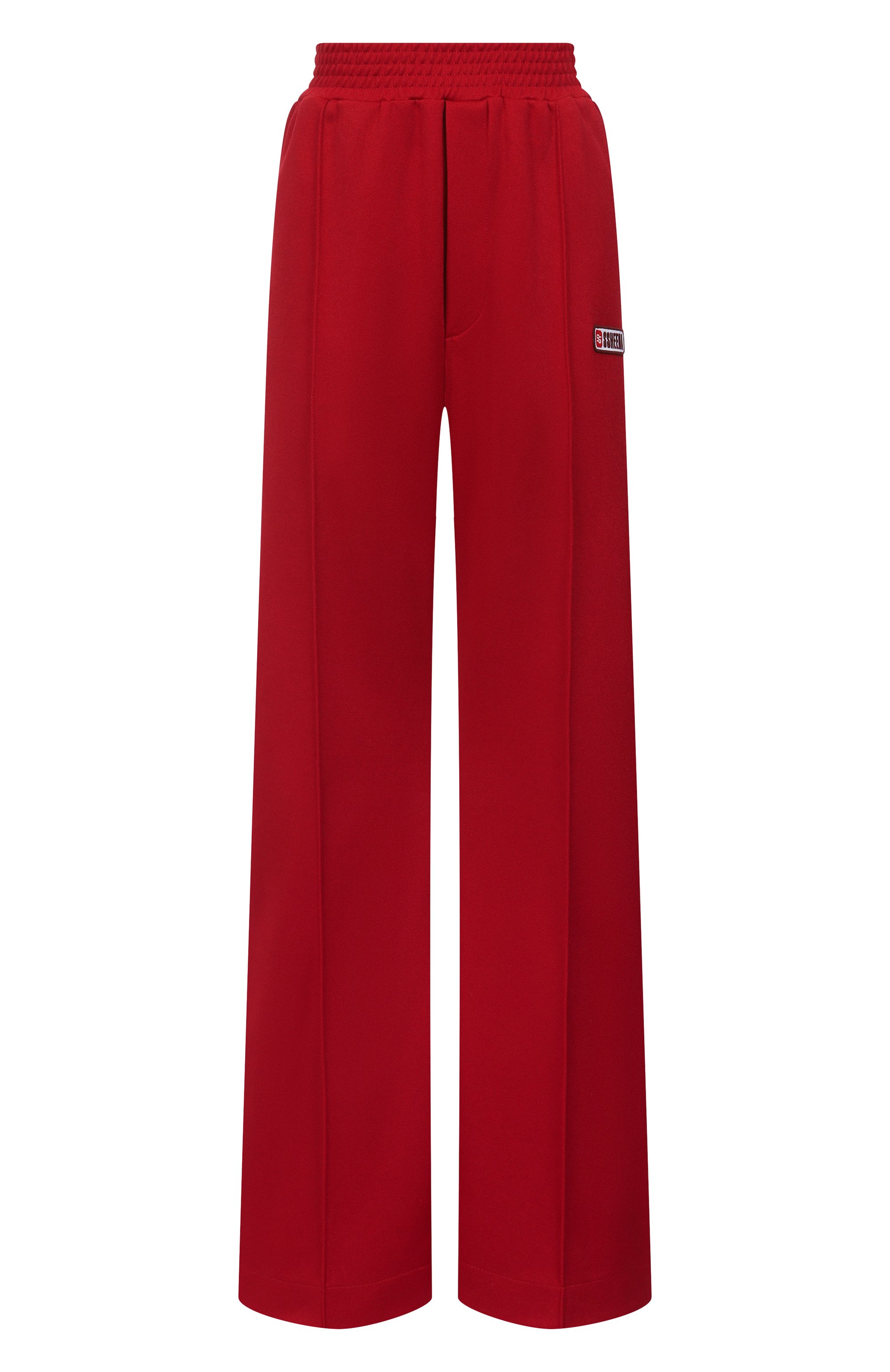 Брюки SSHEENA красного цвета по цене 98450 руб., арт. 25FWPUPA/TF25008, фото 1 Брюки SSHEENA, арт. 25FWPUPA/TF25008, фото 1
