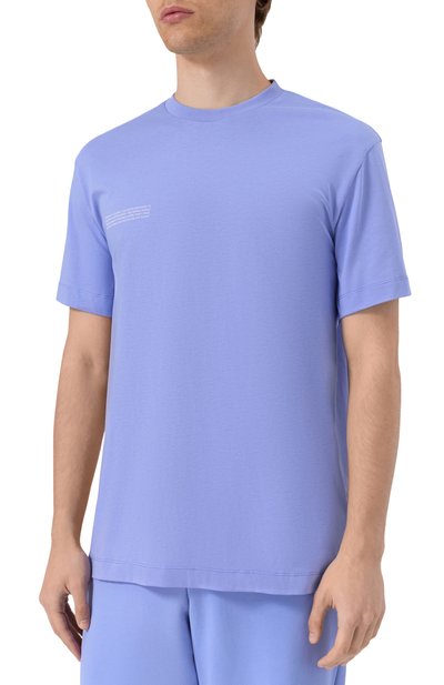 Хлопковая футболка PANGAIA сиреневого цвета по цене 8775 руб., арт. 10000287, фото 3 Хлопковая футболка PANGAIA, арт. 10000287, фото 3