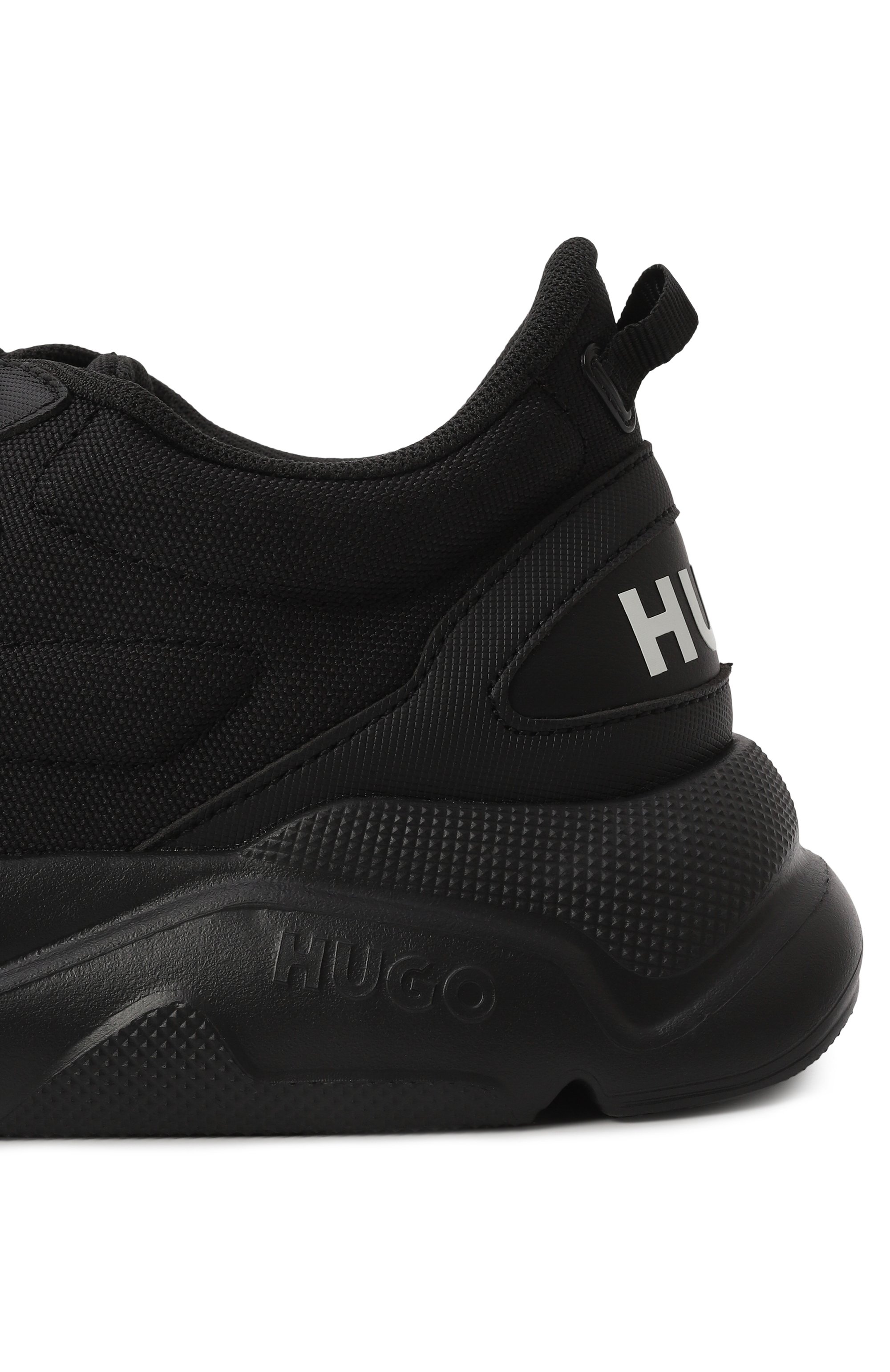 Текстильные кроссовки leon HUGO черного цвета по цене 18950 руб., арт. 50536660, фото 7 Текстильные кроссовки leon HUGO, арт. 50536660, фото 7