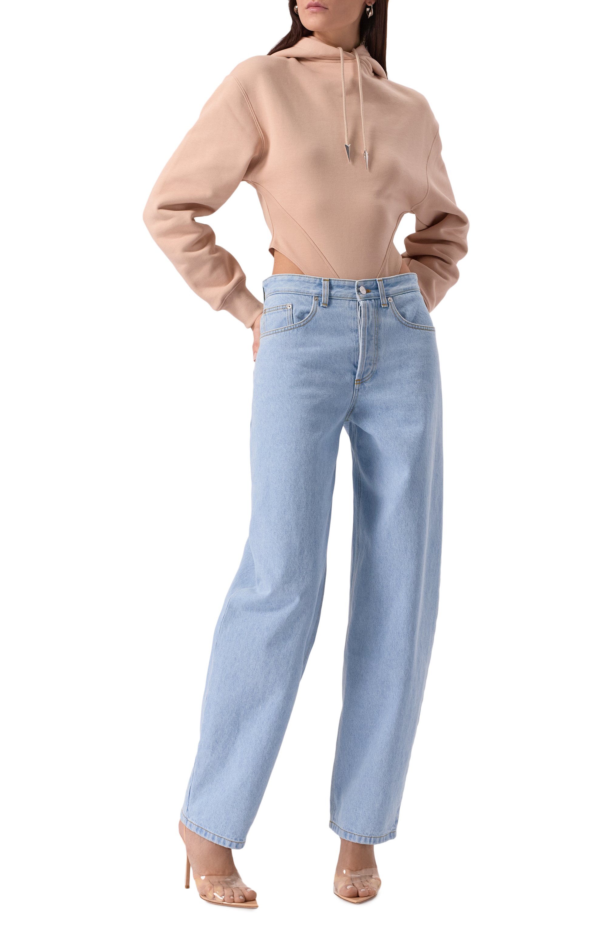 Хлопковое боди MUGLER, арт. 25P3B002566018, фото 2