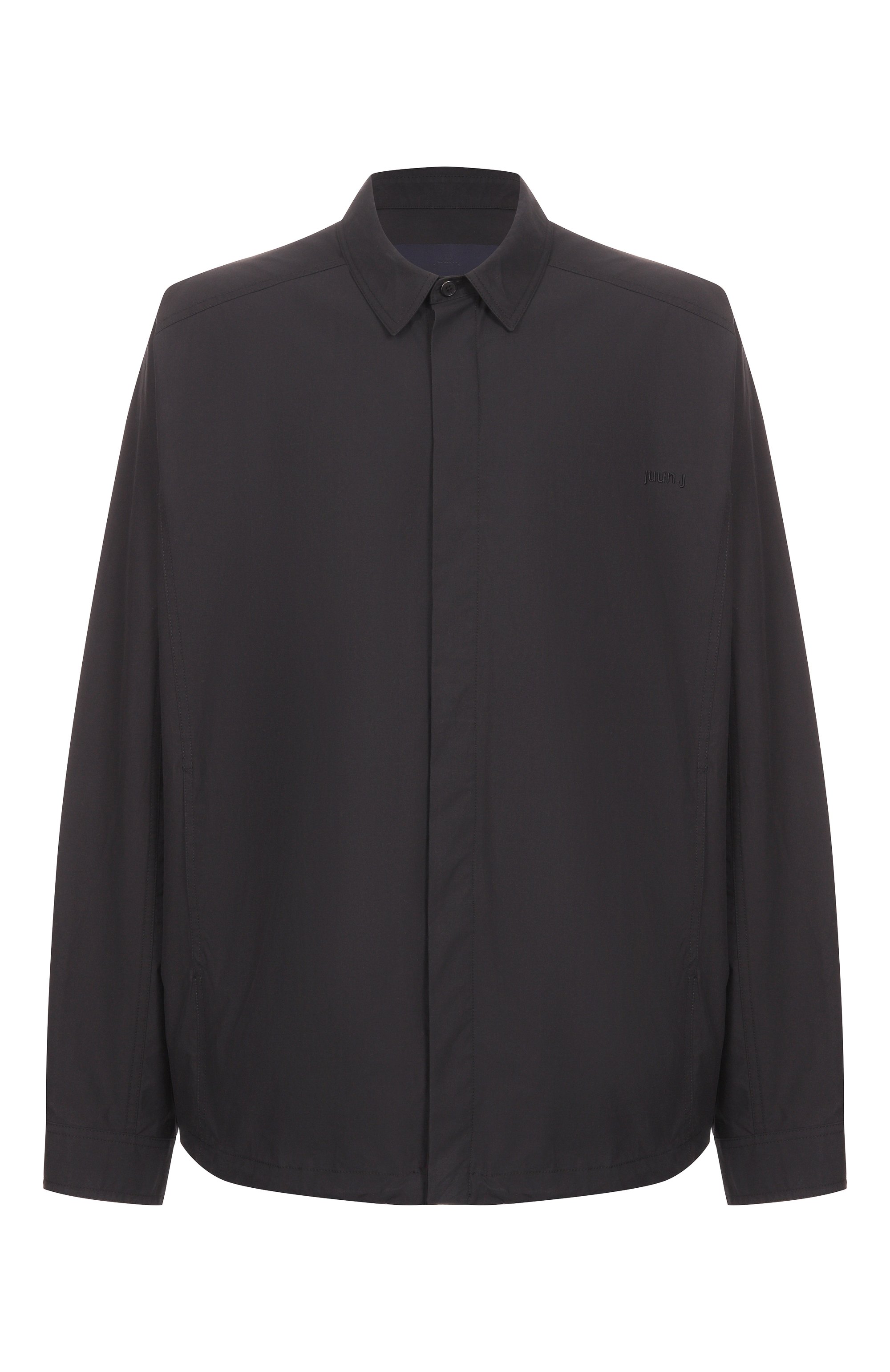 Хлопковая рубашка JUUN.J черного цвета по цене 65200 руб., арт. JC5164P015, фото 1 Хлопковая рубашка JUUN.J, арт. JC5164P015, фото 1