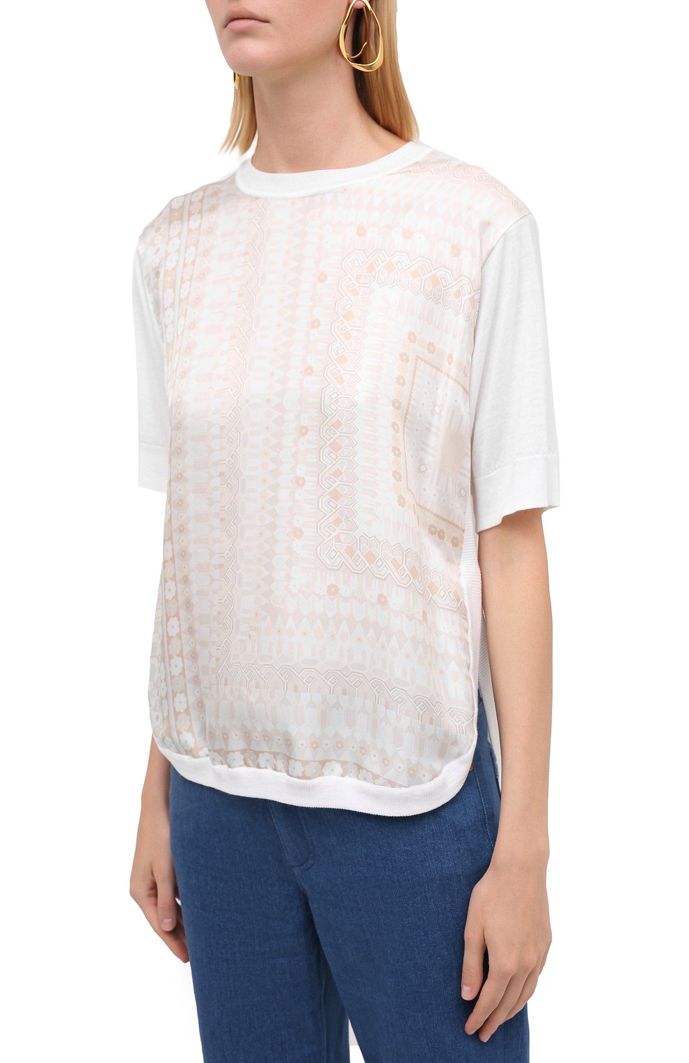 Топ из шелка и шерсти CHLOÉ, арт. CHC20AMP08570, фото 3