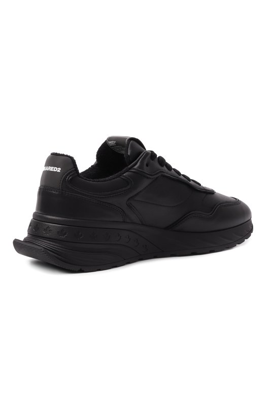 Кожаные кроссовки Sprinter Dsquared2 SNM0401/35605520 Чёрный  SNM0401/35605520 Фото 5