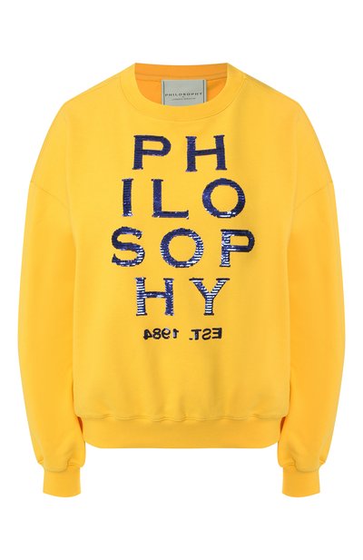 Хлопковый свитшот PHILOSOPHY DI LORENZO SERAFINI, арт. A1710/747, фото 1